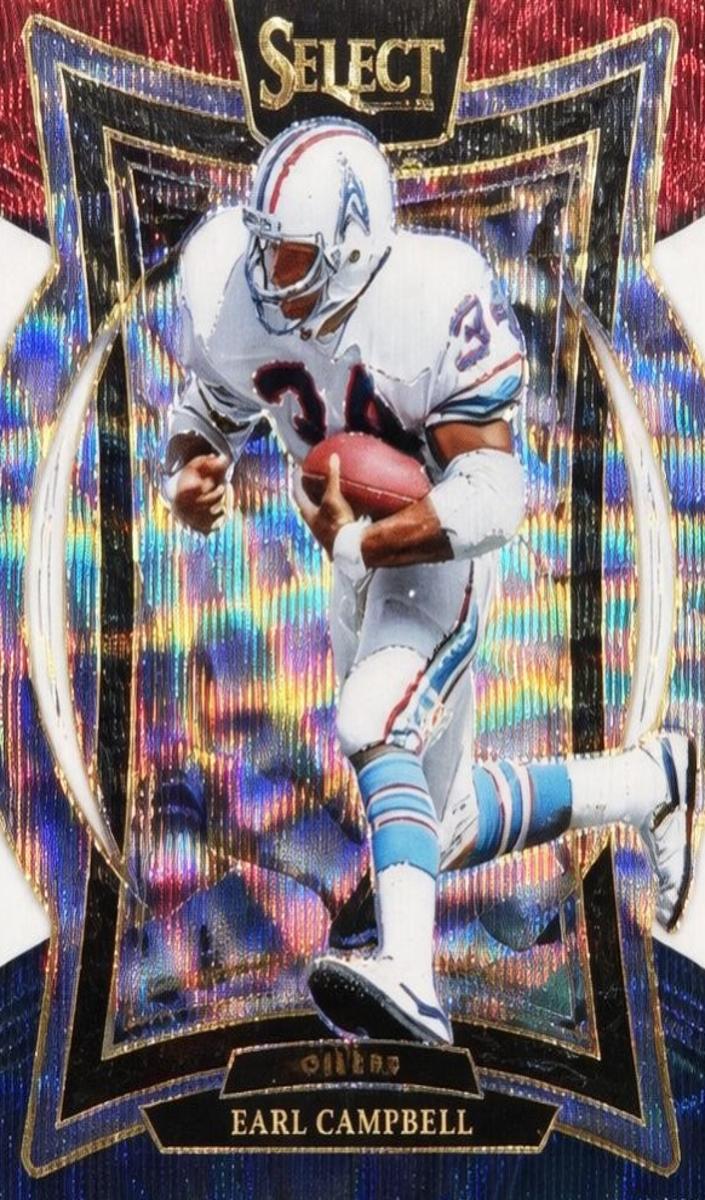 2024 Panini Select Football Tri-Color Earl Campbell #54 PSA 10