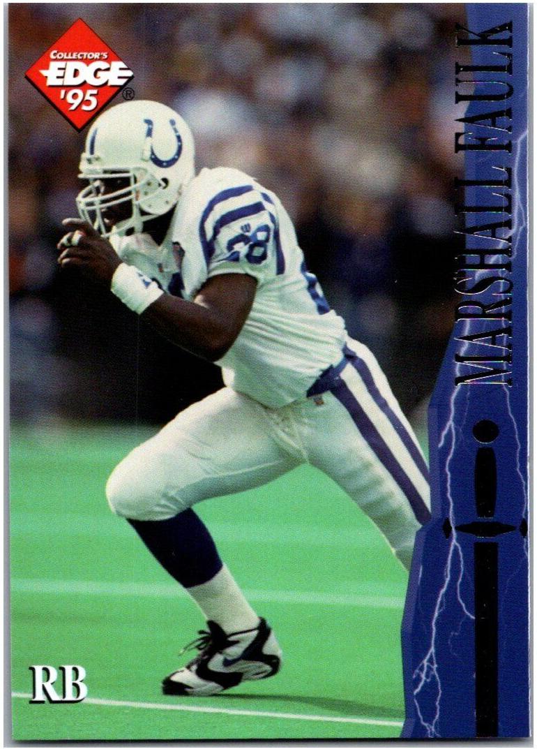1995 Collector's Edge Excalibur Football Marshall Faulk #32