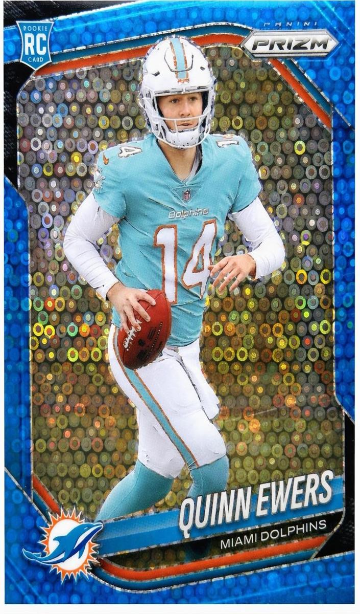 2025 Panini Prizm Football No Huddle Blue Quinn Ewers #307