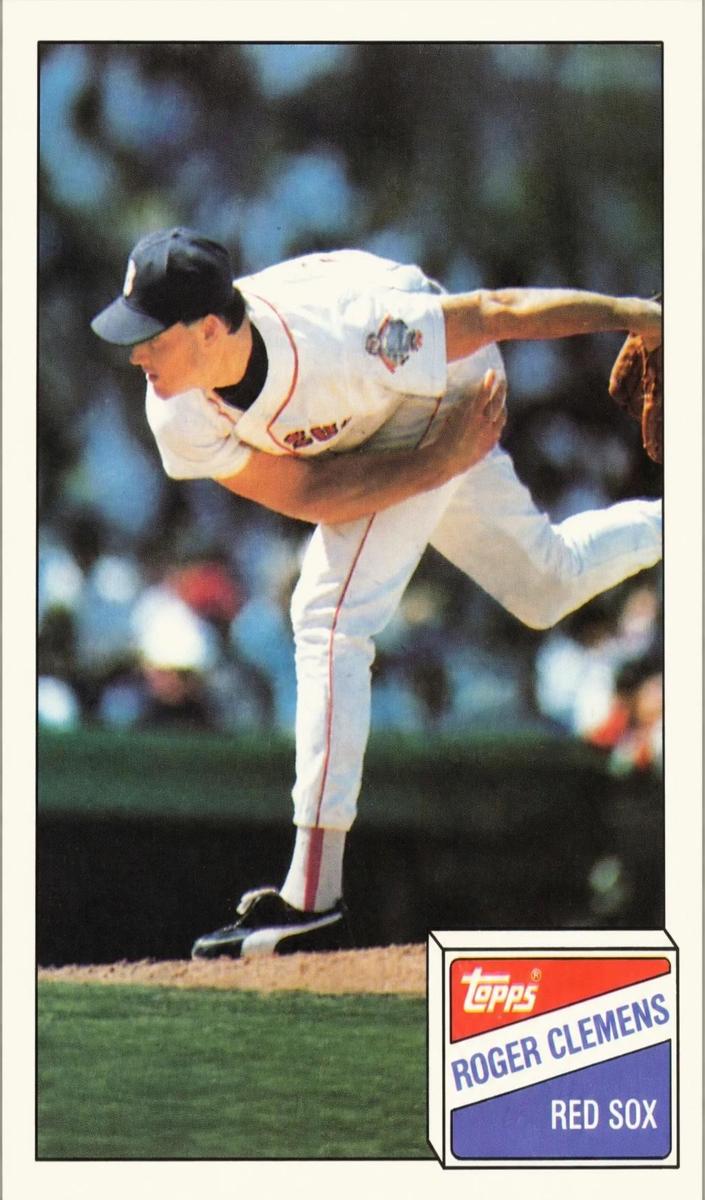 1988 Topps Bazooka Baseball Roger Clemens #4