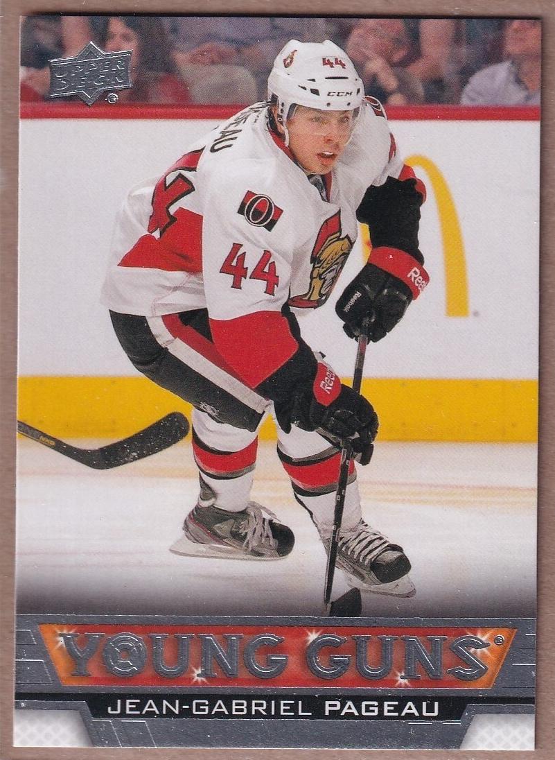 2013 Upper Deck Hockey Jean-Gabriel Pageau #209 PSA 10