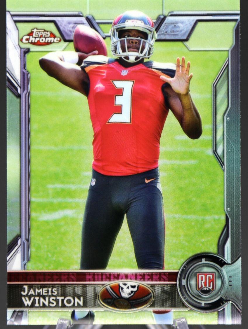 2015 Topps Chrome Football Jameis Winston #200 PSA 9