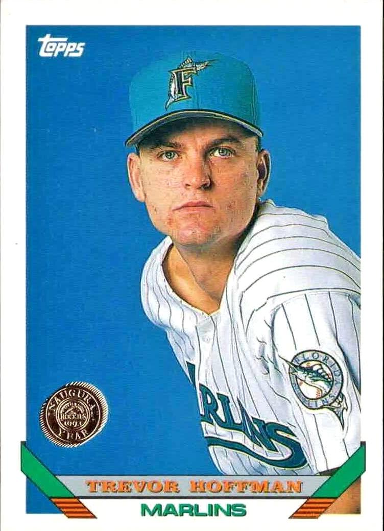 1993 Topps Baseball Colorado Rockies Inaugural Trevor Hoffman #572