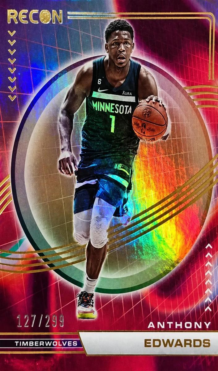 2022 Panini Recon Basketball Holo Bronze Anthony Edwards #69 PSA 10