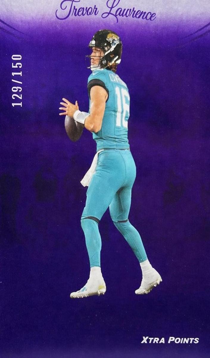 2024 Panini Prestige Football Purple Xtra Points Trevor Lawrence #134 PSA 8