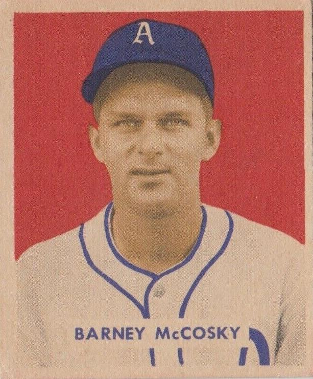 1949 Bowman Baseball Barney McCosky #203 PSA 6