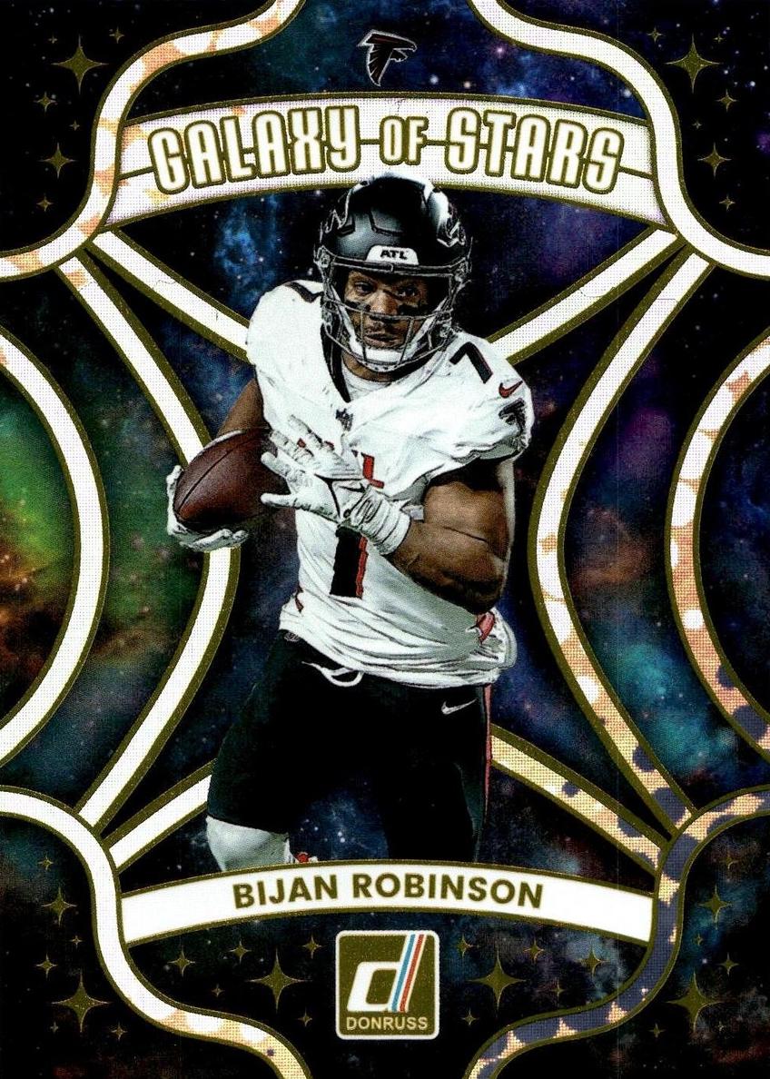 2025 Panini Donruss Football Bijan Robinson #15 PSA 8