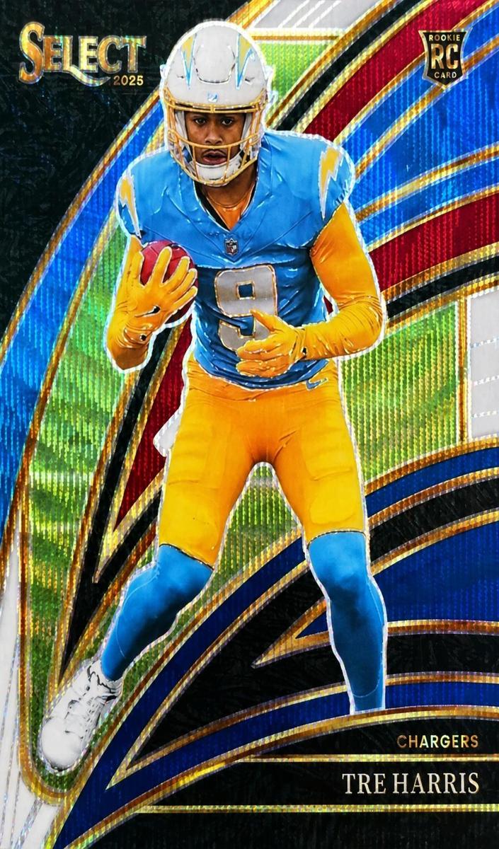 2025 Panini Select Football Tri-Color Tre Harris #201 PSA 10