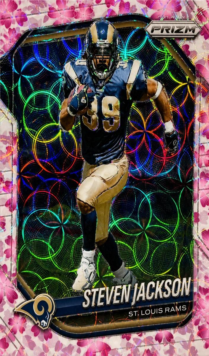 2025 Panini Prizm Football Choice Cherry Blossom Steven Jackson #289