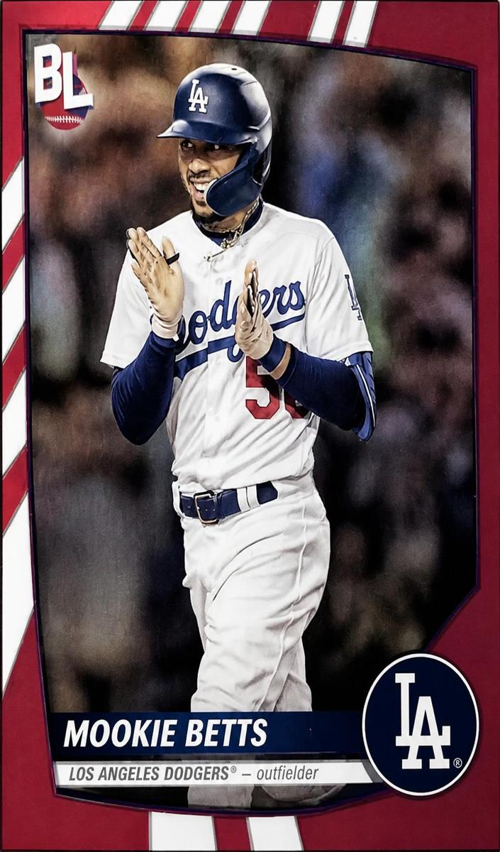 2023 Topps Big League Baseball Super Rare Red Foil Mookie Betts #285