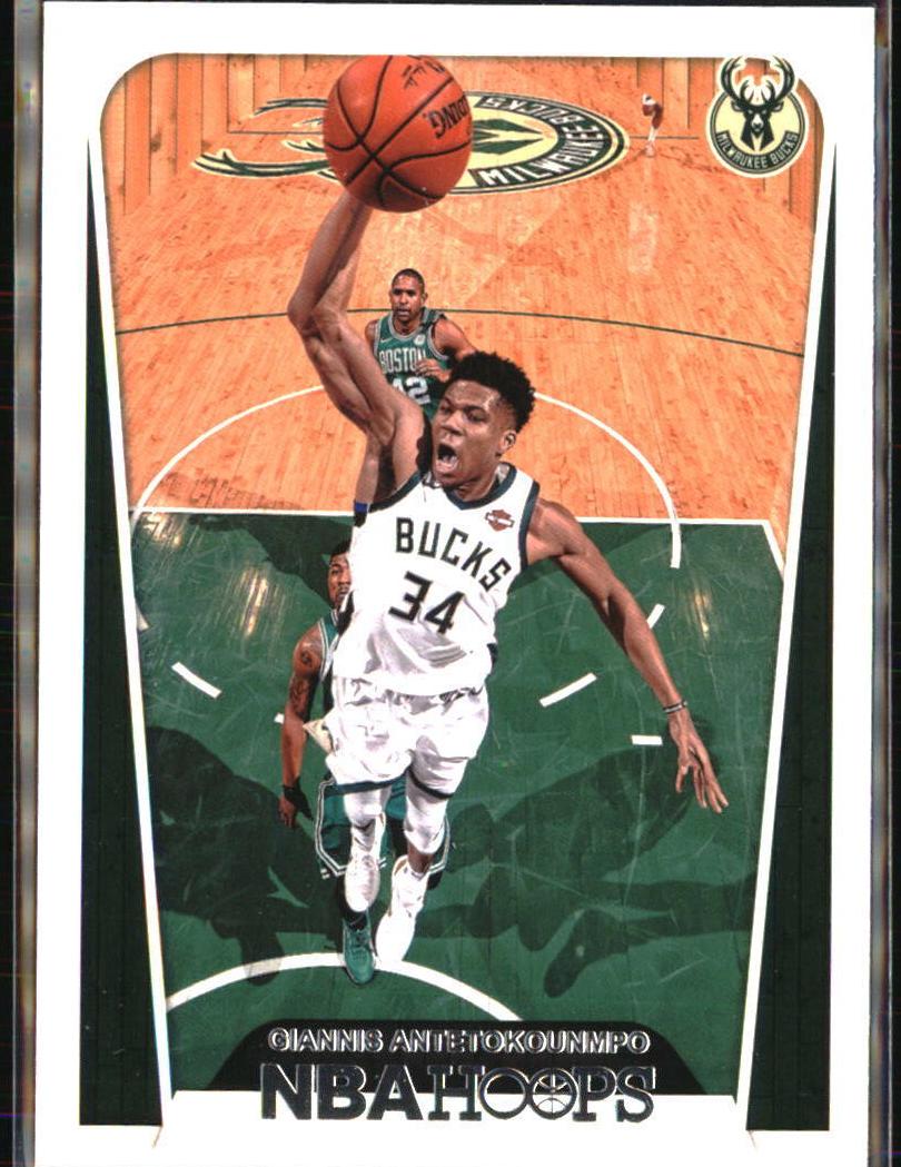 2018 Panini Hoops Basketball Giannis Antetokounmpo #299 PSA 10
