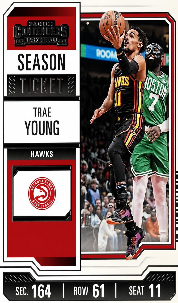 2023 Panini Contenders Basketball Trae Young #92 SGC 9.5