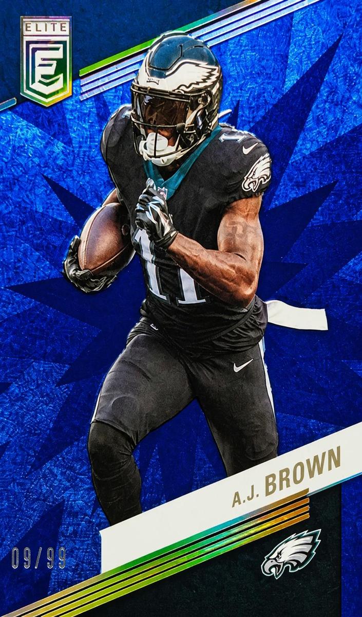 2023 Donruss Elite Football Blue A.J. Brown #1