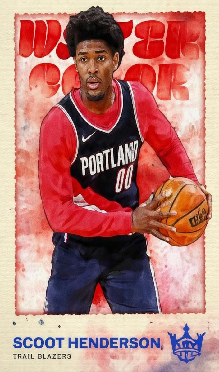 2023 Panini Court Kings Basketball Sapphire Scoot Henderson #15
