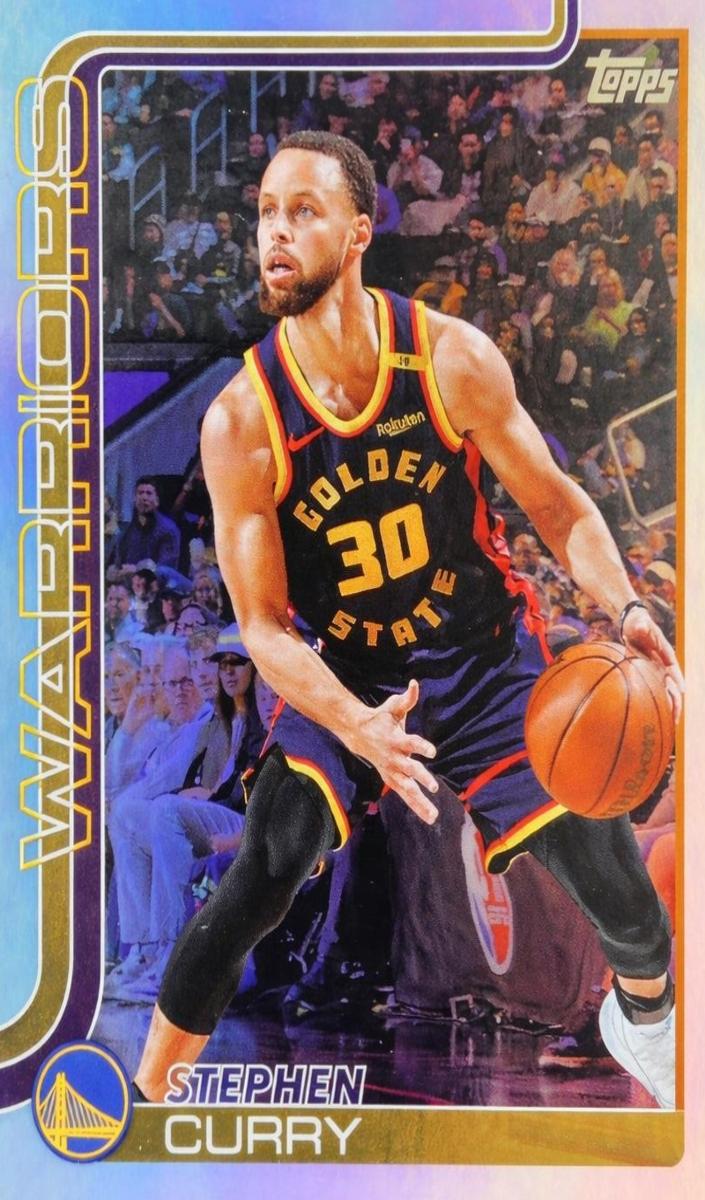 2025 Topps Basketball Rainbow Foilboard Stephen Curry #135