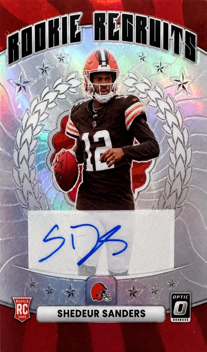 2025 Donruss Optic Football Shedeur Sanders #20 PSA 9