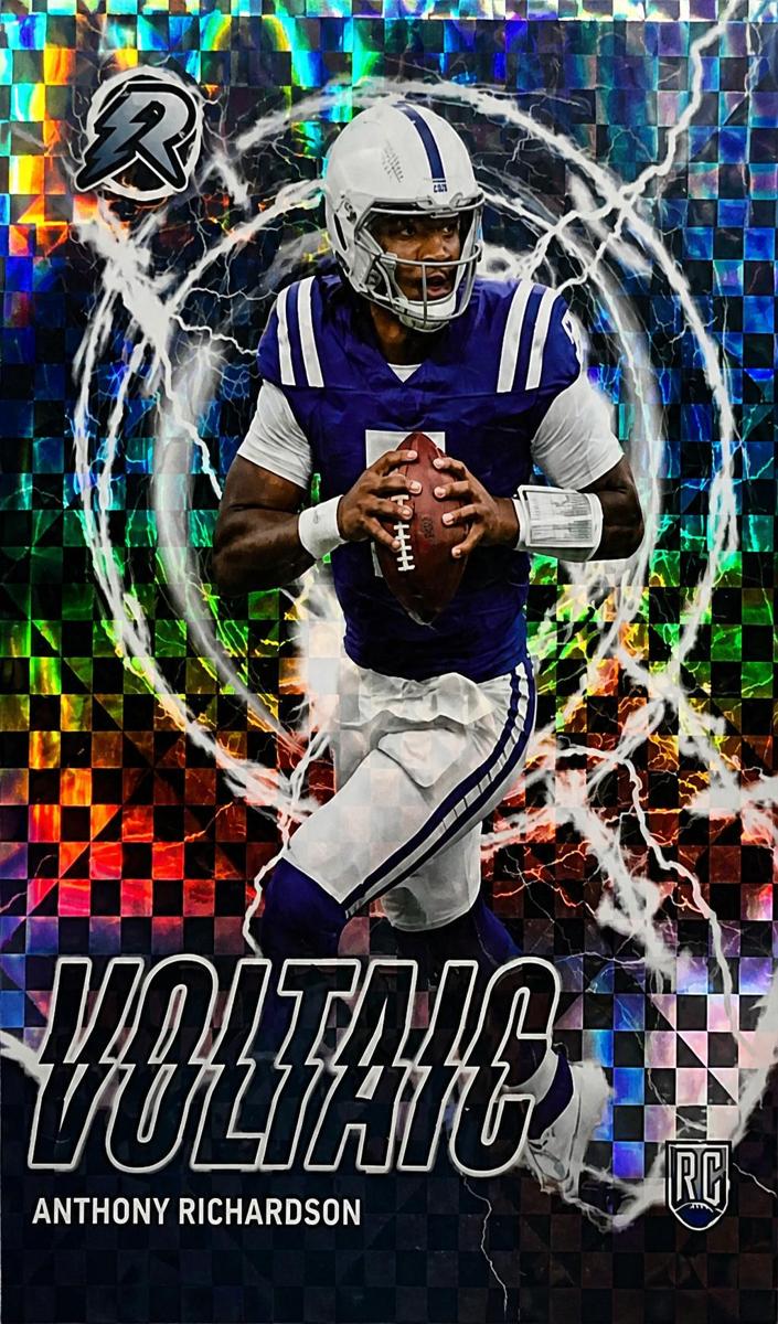 2023 Topps Composite Football X-Fractor Anthony Richardson #RV-3 PSA 9