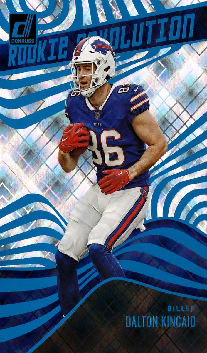 2023 Panini Donruss Football Cosmic Dalton Kincaid #RR-19 PSA 9