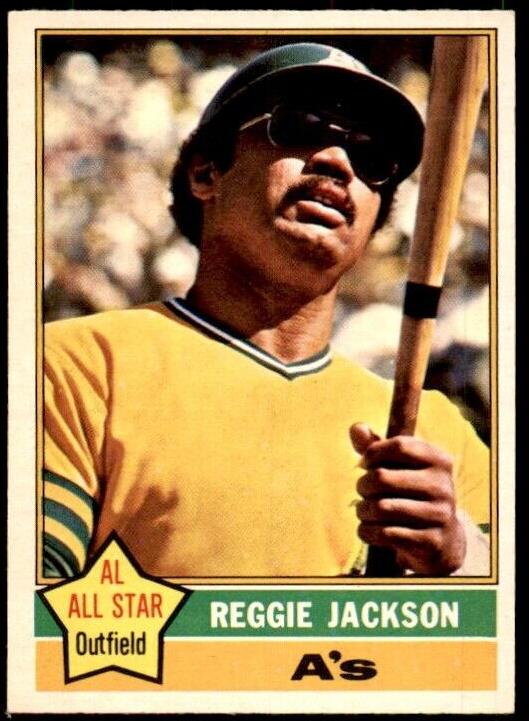 1976 O-Pee-Chee Baseball Reggie Jackson #500