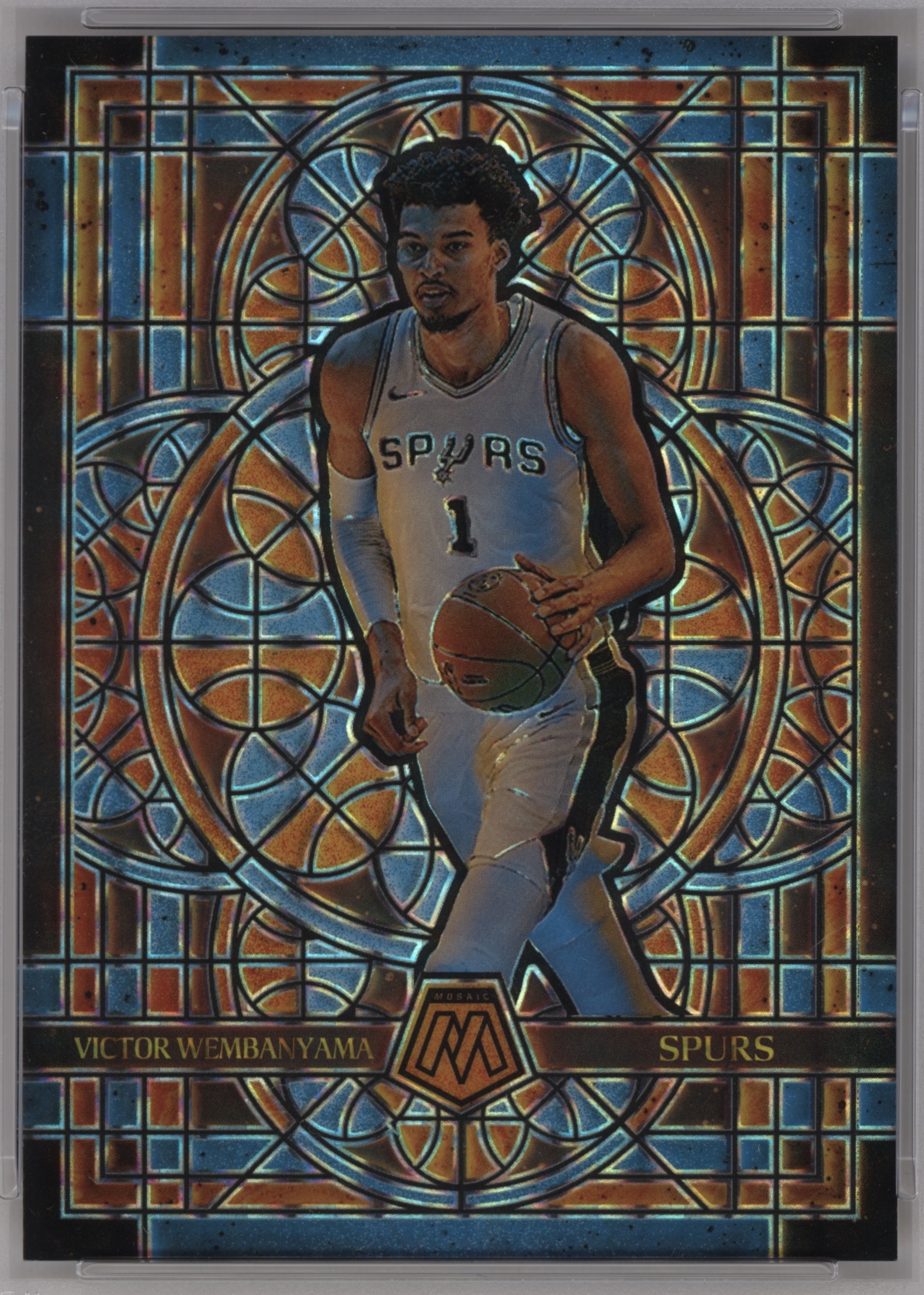 2024 Panini Mosaic Basketball Victor Wembanyama #21 PSA 9