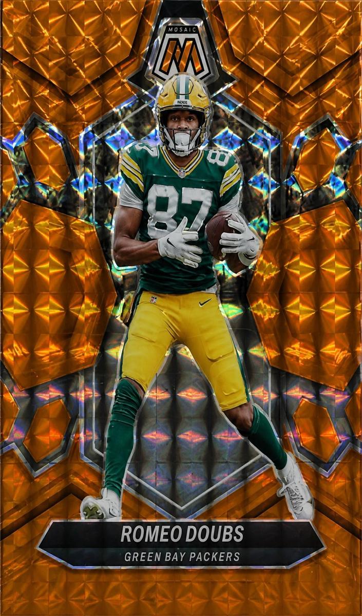 2024 Panini Mosaic Football Orange Romeo Doubs #82