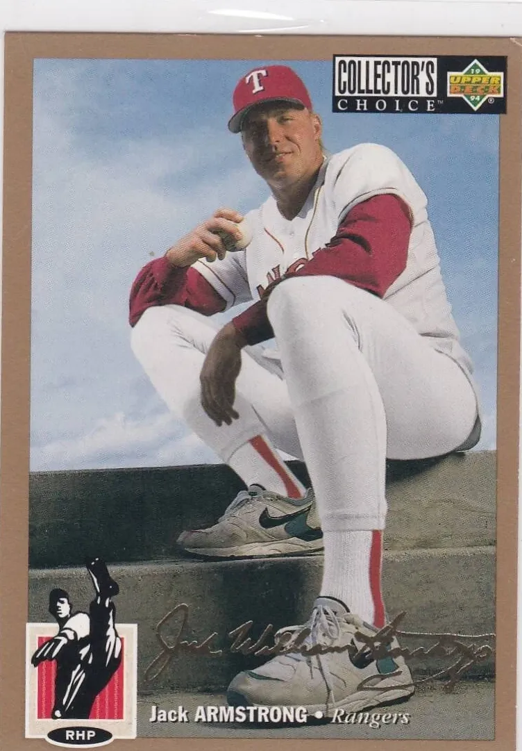 1994 Upper Deck Collector's Choice Baseball Gold Signature Jack Armstrong #418
