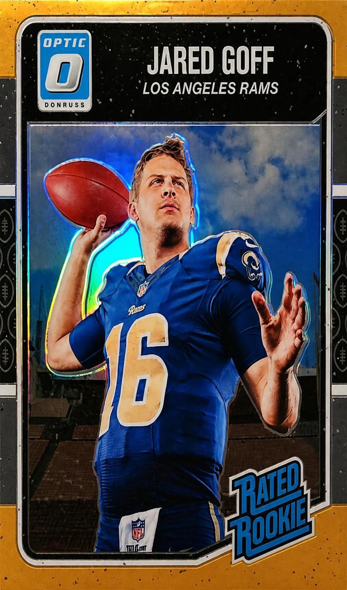 2016 Donruss Optic Football Orange Jared Goff #172 PSA 10