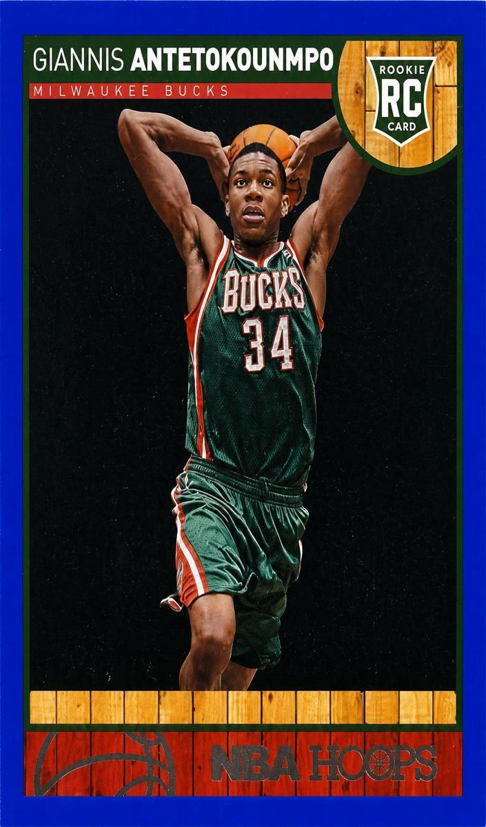2013 Panini Hoops Basketball Blue Giannis Antetokounmpo #275
