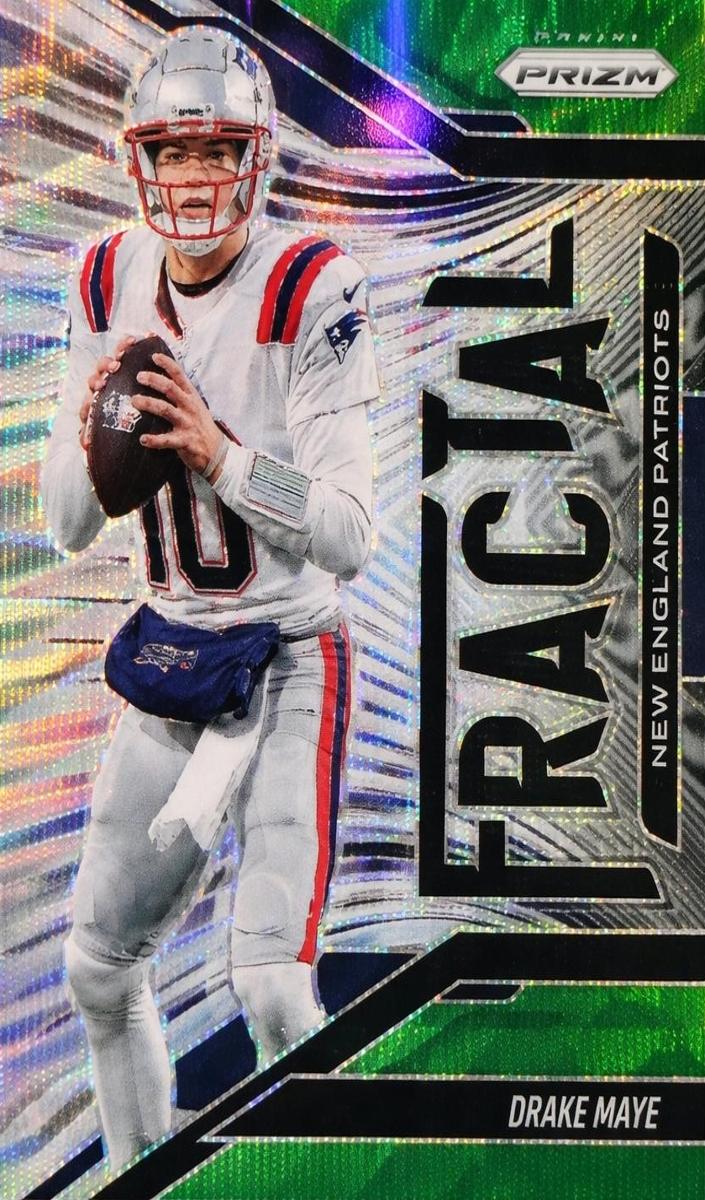 2025 Panini Prizm Football Green Wave Drake Maye #7 PSA 10