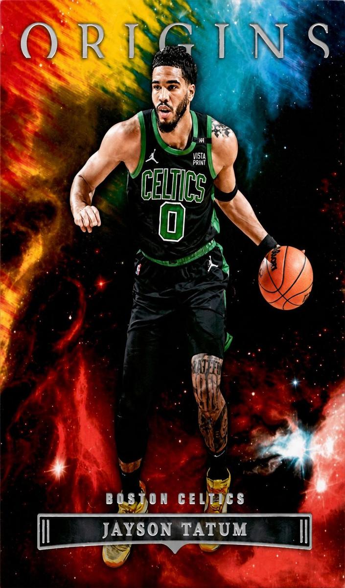 2022 Panini Origins Basketball Red Jayson Tatum #23 PSA 9