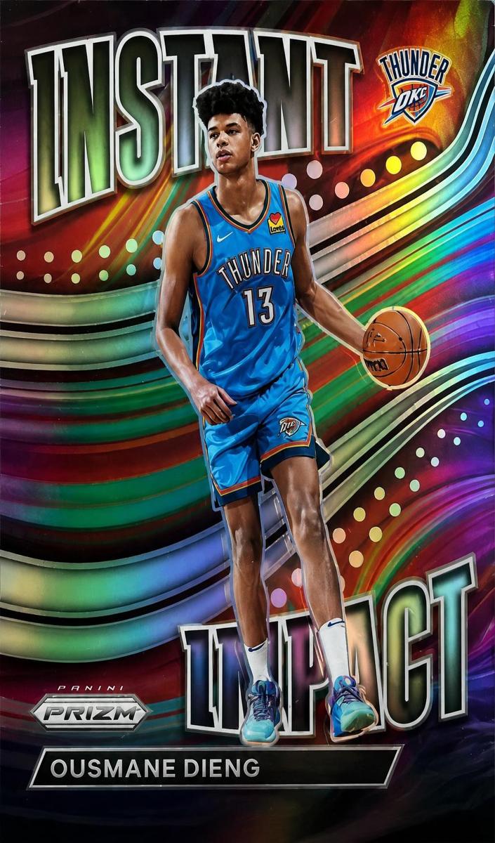 2022 Panini Prizm Basketball Silver Ousmane Dieng #15
