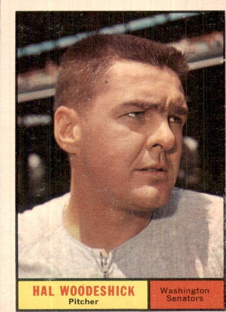 1961 Topps Baseball Hal Woodeshick #397