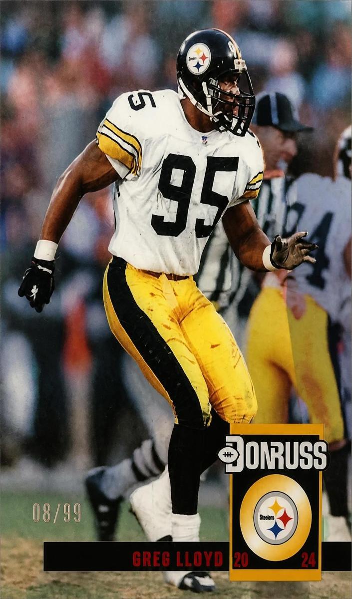 2024 Panini Clearly Donruss Football Red Greg Lloyd #7