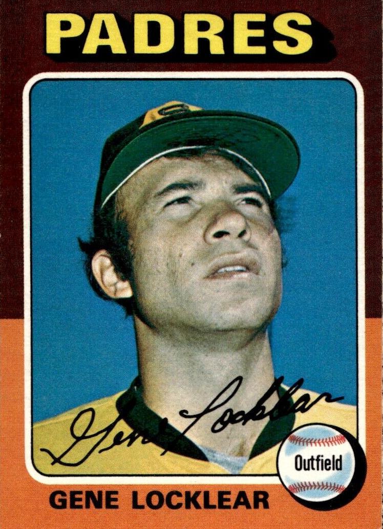 1975 O-Pee-Chee Baseball Gene Locklear #13