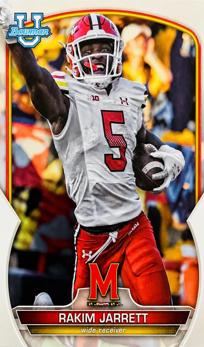 2022 Bowman University Chrome Football Rakim Jarrett #2