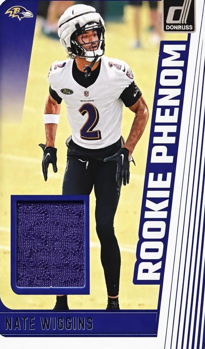 2024 Panini Donruss Football Nate Wiggins #RPJ-NWI