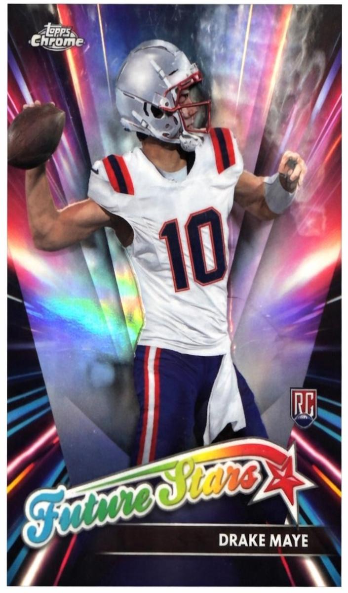 2024 Topps Chrome Football Refractor Drake Maye #FS-3