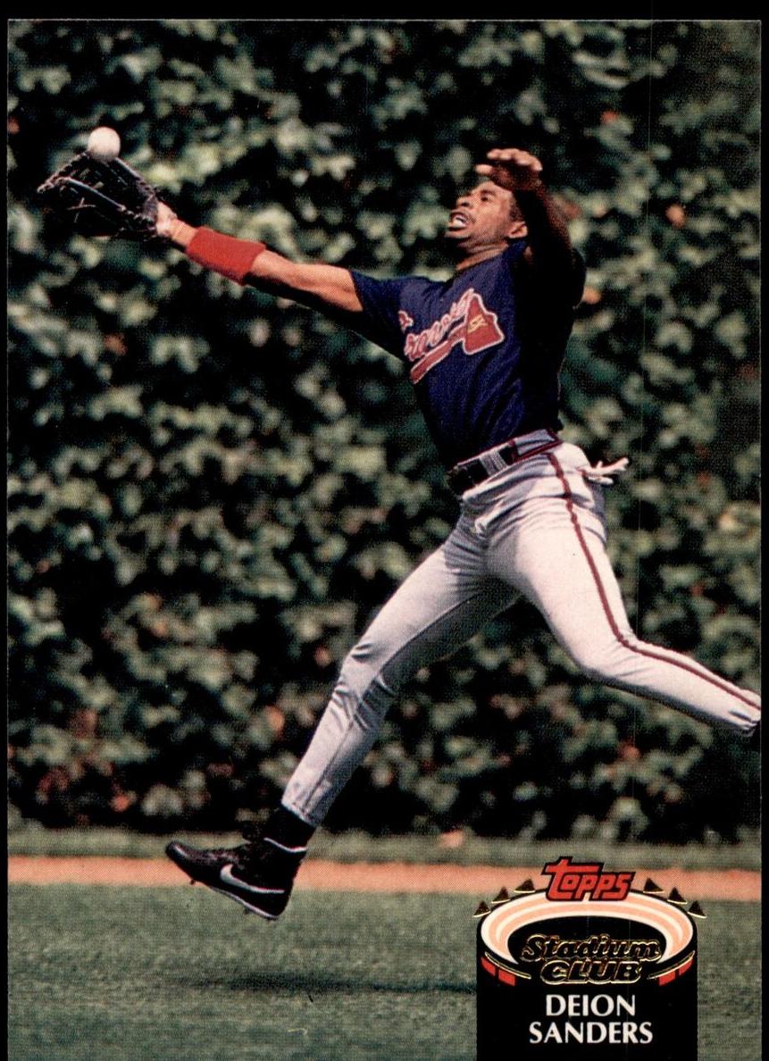 1992 Topps Stadium Club Baseball Deion Sanders #15