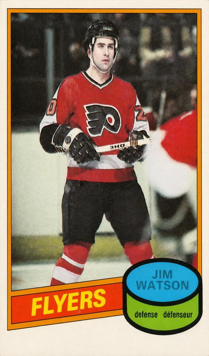 1980 O-Pee-Chee Hockey Jim Watson #224 PSA 8