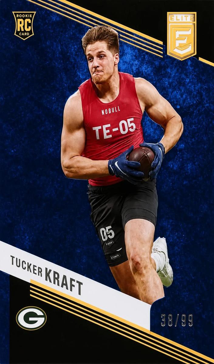 2023 Donruss Elite Football Blue Tucker Kraft #188