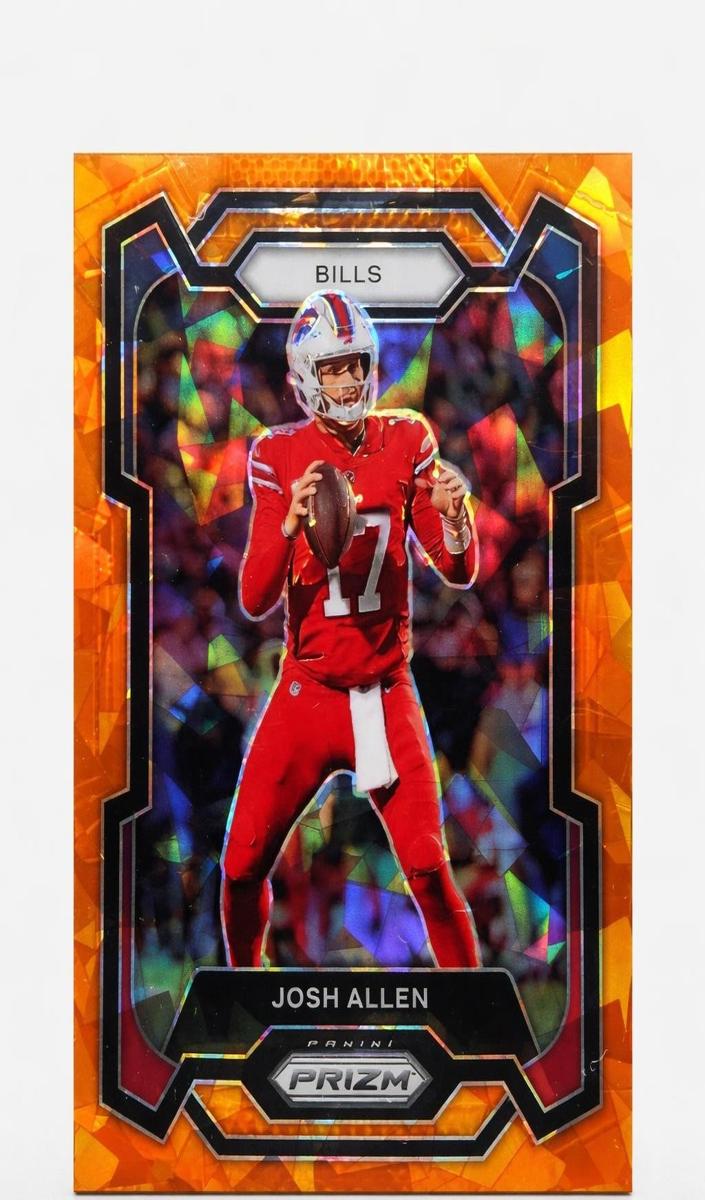 2023 Panini Prizm Football Orange Ice Josh Allen #32 PSA 10