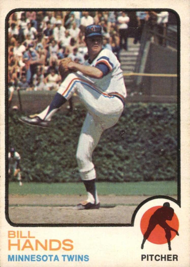 1973 O-Pee-Chee Baseball Bill Hands #555