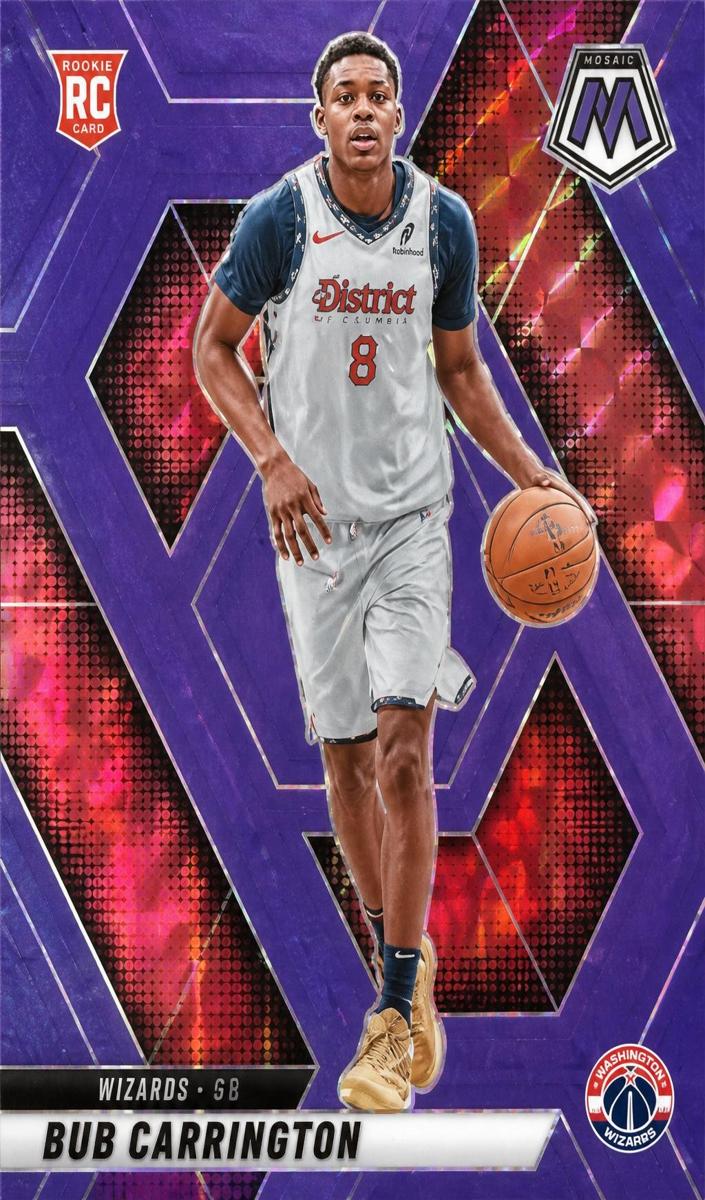 2024 Panini Mosaic Basketball Purple Fluorescent Bub Carrington #206