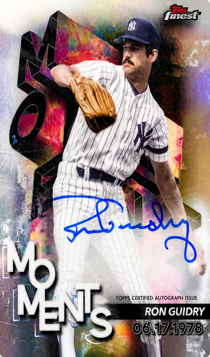 2024 Topps Finest Baseball Ron Guidry #FMA-RG