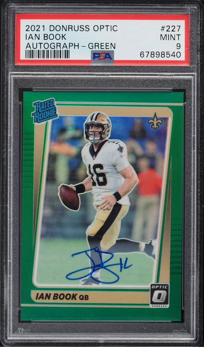 2021 Donruss Optic Football Green Ian Book #227