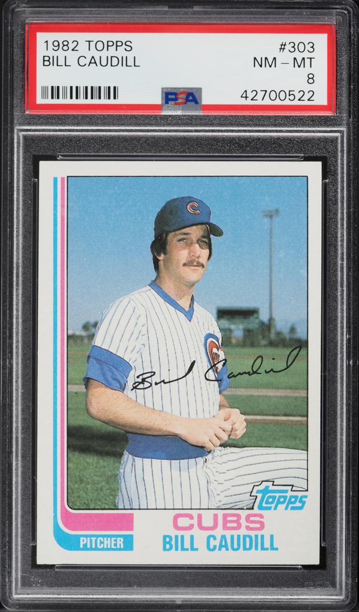 1982 Topps Baseball Bill Caudill #303