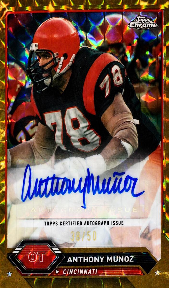 2023 Topps Composite Football Geometric Gold Anthony Munoz #TCA-AMU