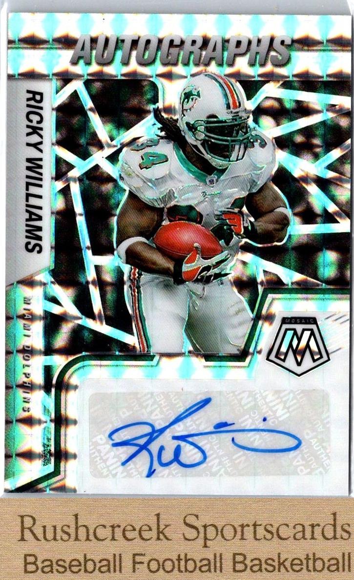 2022 Panini Mosaic Football Ricky Williams #AM-RW SGC 9.5