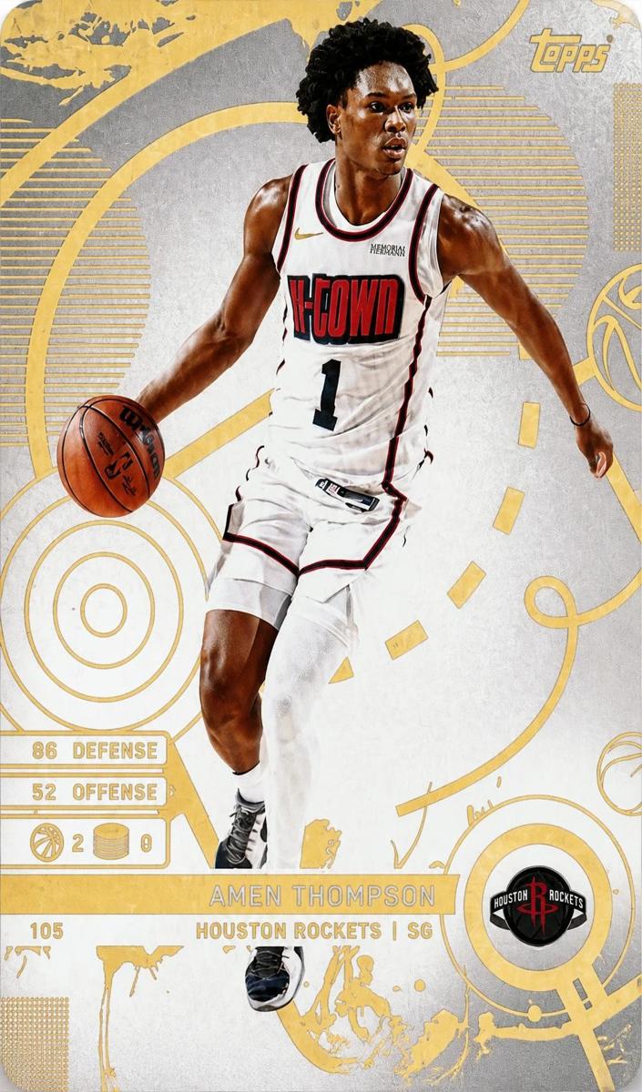 2025 Topps Match Attax Basketball Amen Thompson #105