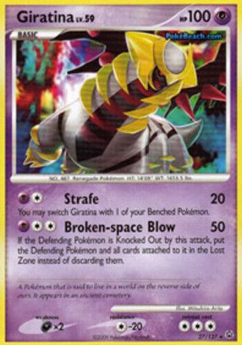 2009 Pokemon Platinum Giratina #27 PSA 9